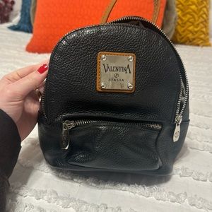 Valentina Mini Backpack Black
